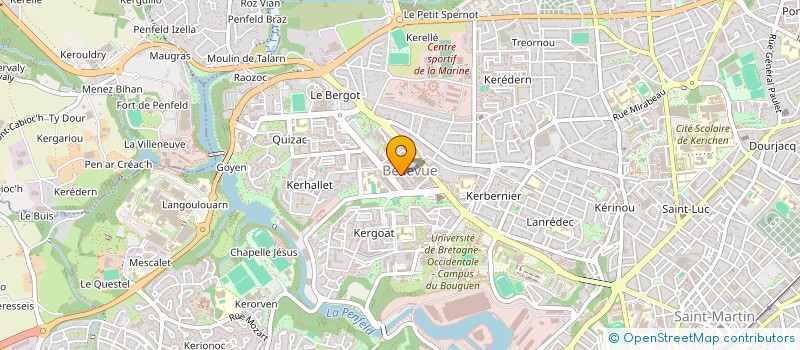 localisation de l'entreprise MATHIEU LABAT à BREST