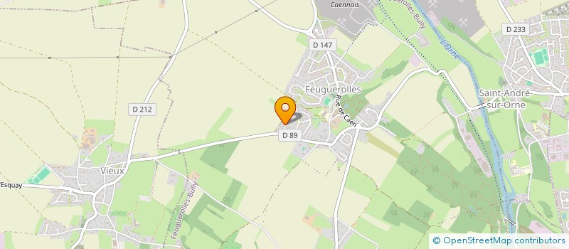 localisation de l'entreprise MATHIEU LEFORT  MALHERBE-SUR-AJON