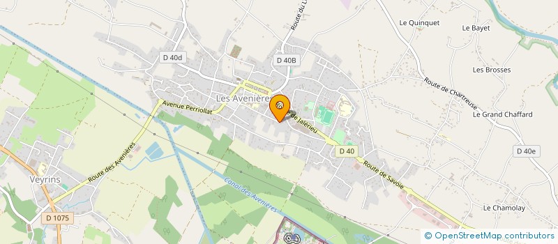 localisation de l'entreprise MATHIEU METALLURGIE 38  BELLEY