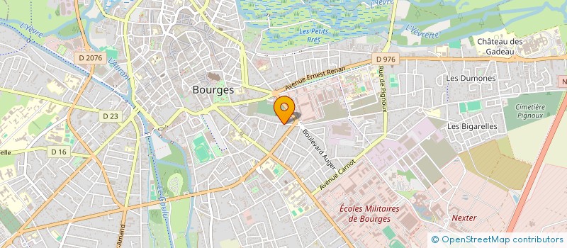 localisation de l'entreprise MATHIEU METIVIER à BOURGES