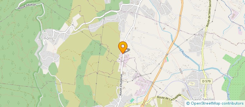 localisation de l'entreprise MATHIEU MICKAEL  SAINT-SERNIN