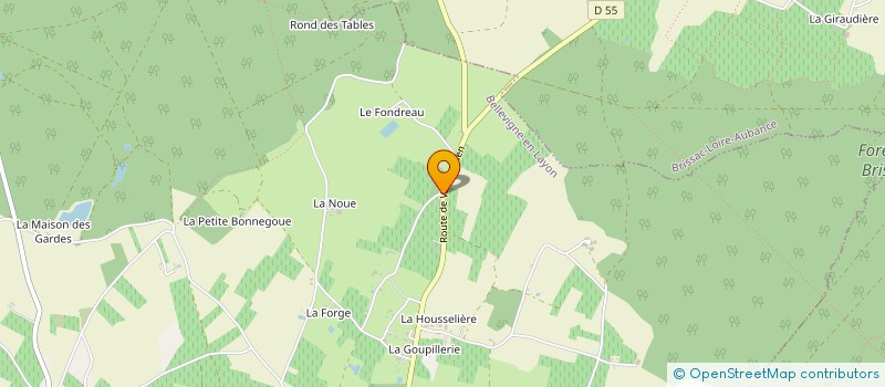 localisation de l'entreprise MATHIEU NORMAND à BELLEVIGNE-EN-LAYON