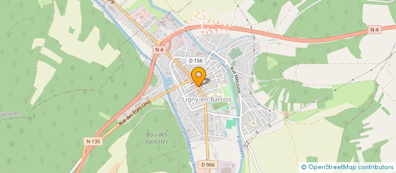 localisation de l'entreprise MATHIEU.P à LIGNY-EN-BARROIS
