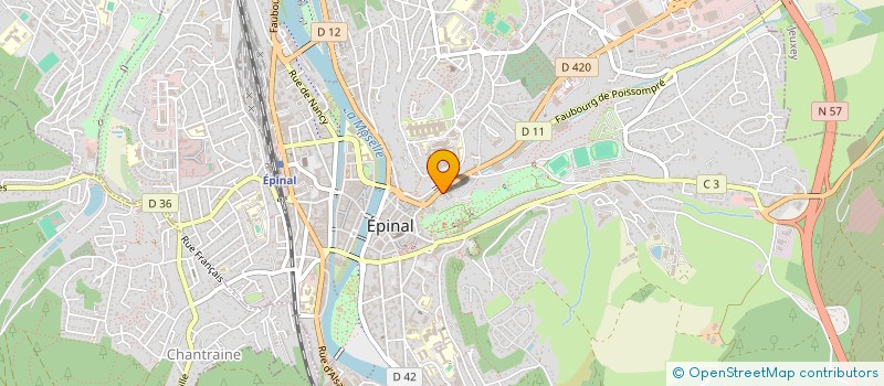 localisation de l'entreprise MATHIEU PASSION  EPINAL