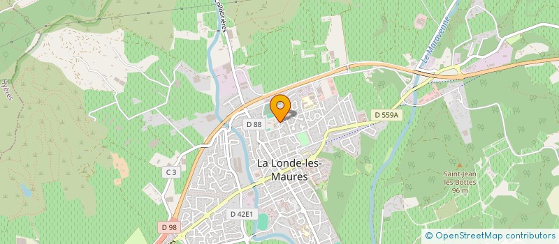 localisation de l'entreprise MATHIEU PAYSAGE à LA LONDE-LES-MAURES