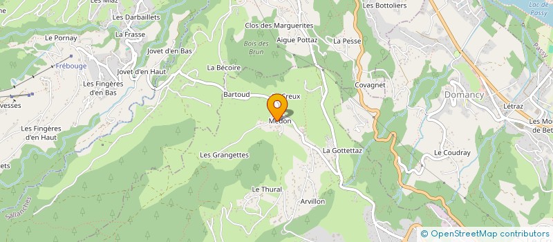 localisation de l'entreprise MATHIEU PELLOUX à COMBLOUX