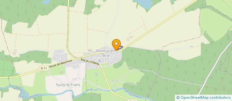 localisation de l'entreprise MATHIEU PERE & FILS à MAREUIL-EN-BRIE