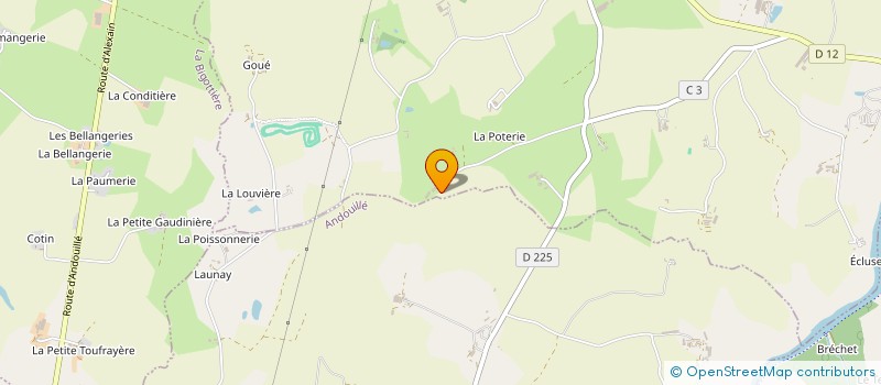 localisation de l'entreprise MATHIEU POUTEAU  SAINT-GERMAIN-D'ANXURE