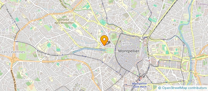 localisation de l'entreprise MATHIEU RODRIGUE MATHIEU MARIE-CLAIRE à MONTPELLIER