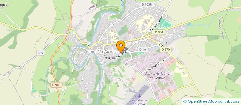 localisation de l'entreprise MATHIEU THAVAUD, NOTAIRES ASSOCIES  SEMUR-EN-AUXOIS