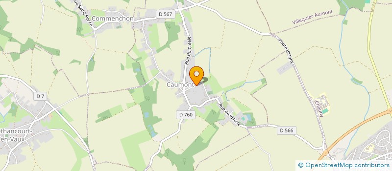 localisation de l'entreprise MATHIEU THUBE  CAUMONT