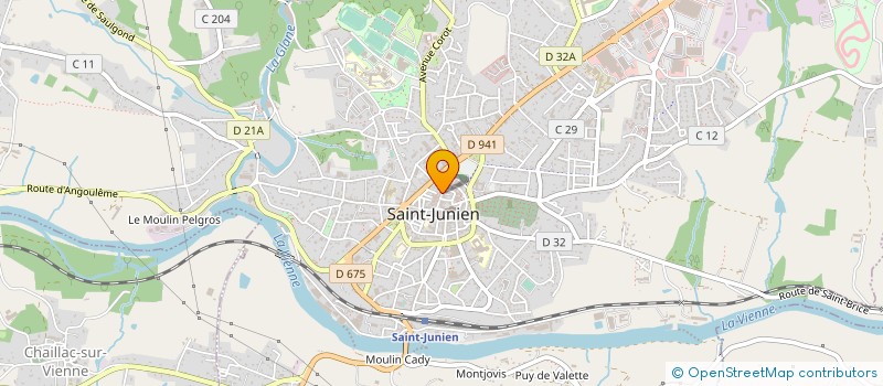 localisation de l'entreprise MATHIEU & VILLOUTREIX  SAINT-JUNIEN