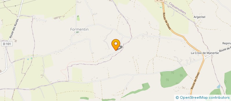 localisation de l'entreprise MATHIEU VINCENT PAYSAGE  FORMENTIN