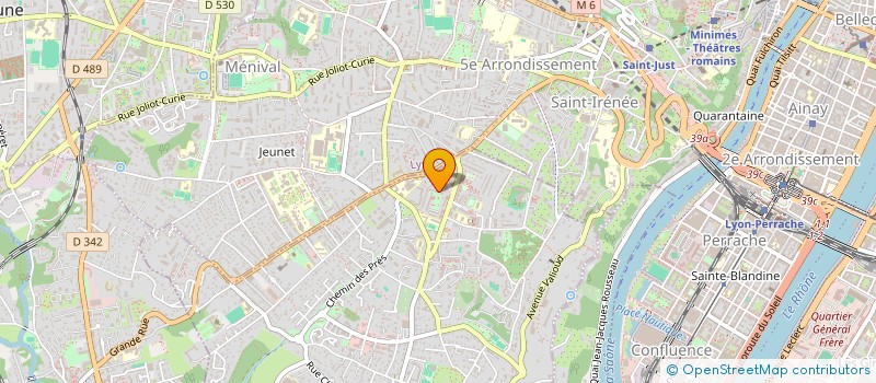 localisation de l'entreprise MATHIEUCY  SAINTE FOY LES LYON