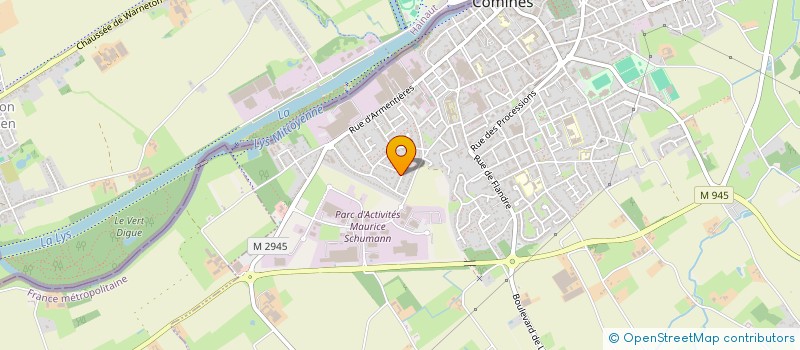 localisation de l'entreprise MATHIEUHELENELUUMAELMILA  COMINES