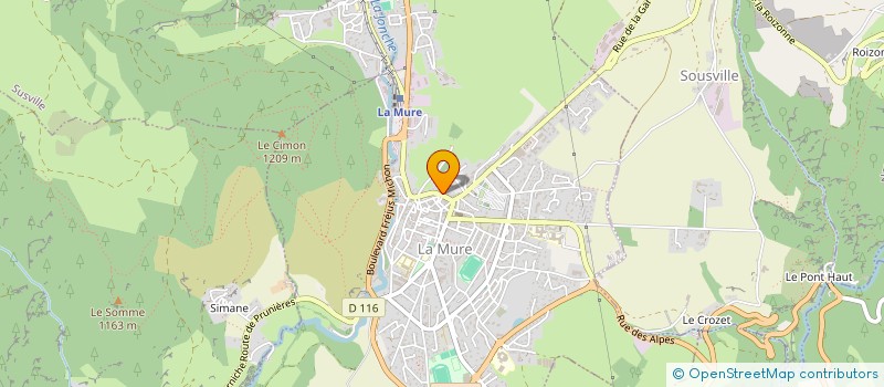 localisation de l'entreprise MATHIGAB à LA MURE