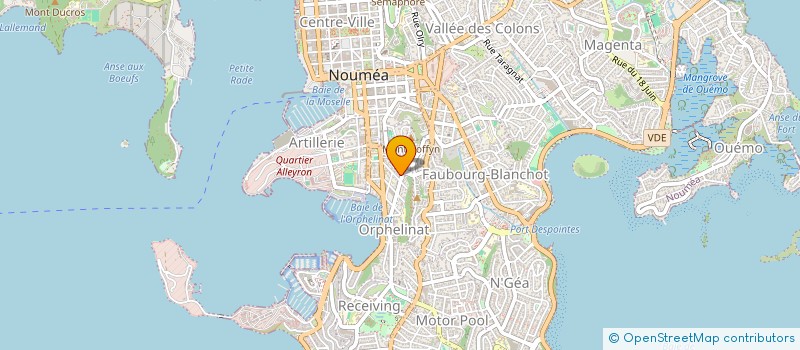 localisation de l'entreprise MATHILA  NOUMEA