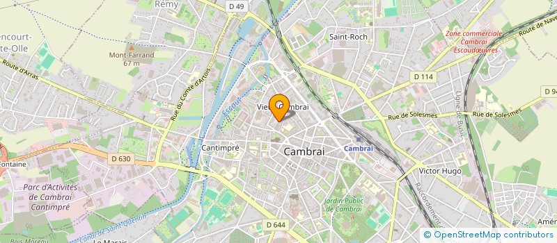 localisation de l'entreprise MATHILDA à CAMBRAI