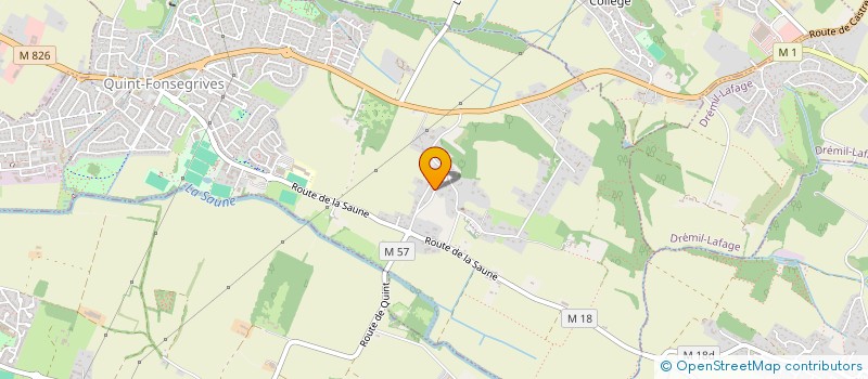 localisation de l'entreprise MATHILDE  QUINT-FONSEGRIVES