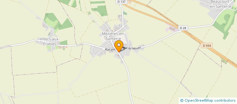 localisation de l'entreprise MATHILDE  MEZIERES-EN-SANTERRE