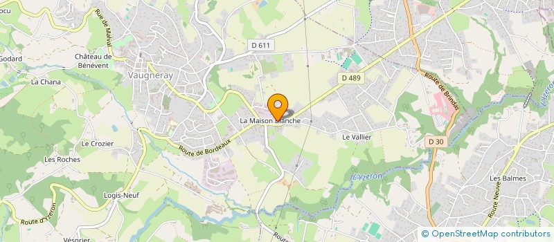 localisation de l'entreprise MATHILDE  VAUGNERAY