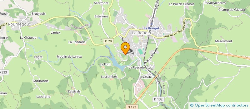 localisation de l'entreprise MATHILDE à LE ROUGET-PERS