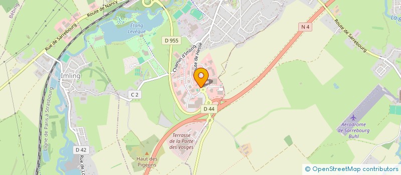 localisation de l'entreprise MATHILDE à SARREBOURG