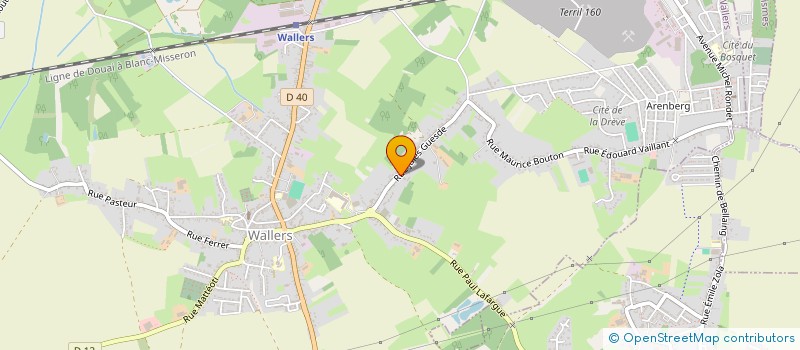 localisation de l'entreprise MATHILDE à WALLERS