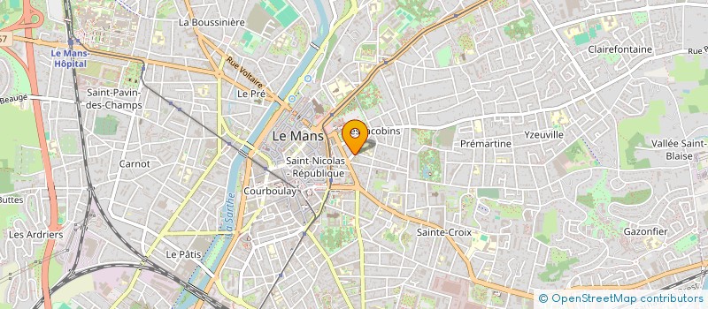 localisation de l'entreprise MATHILDE BIGOT - ARCHITECTE D'INTERIEUR  LE MANS