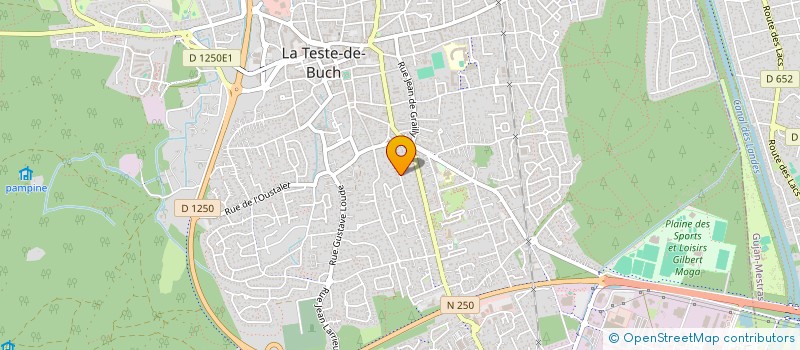 localisation de l'entreprise MATHILDE CARDINEAU DECORATION  LA TESTE-DE-BUCH