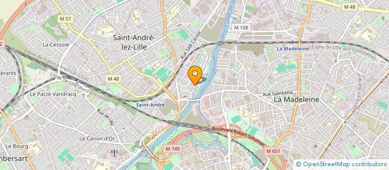 localisation de l'entreprise MATHILDE & CO  SAINT-ANDRE-LEZ-LILLE