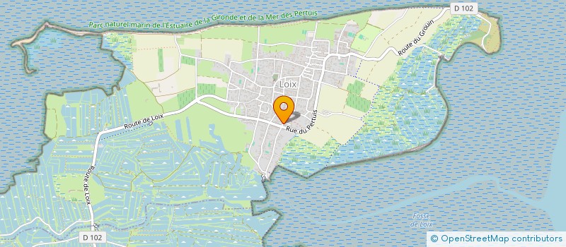 localisation de l'entreprise MATHILDE CREATRICE D DAY  LOIX