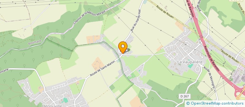 localisation de l'entreprise MATHILDE EUROPE  LA VAUPALIERE