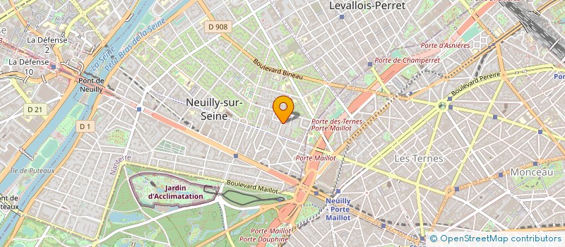 localisation de l'entreprise MATHILDE MELODIE à NEUILLY-SUR-SEINE
