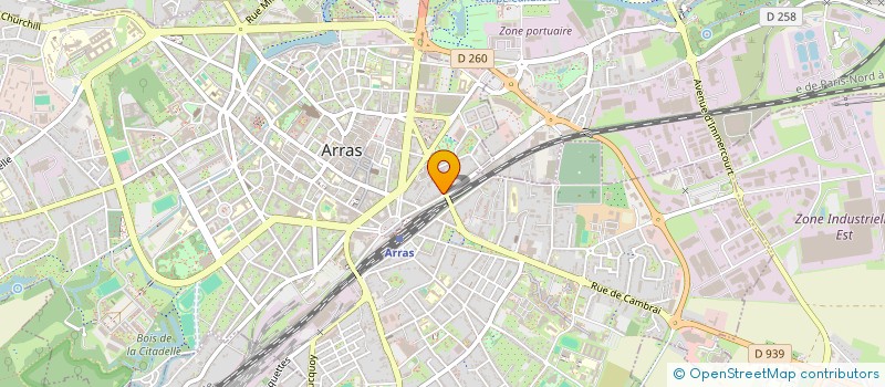 localisation de l'entreprise MATHILDE MUSTIN à ARRAS