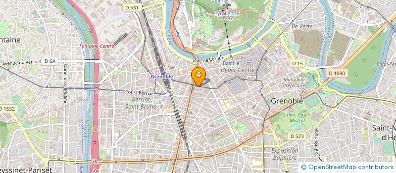 localisation de l'entreprise MATHILLO à GRENOBLE
