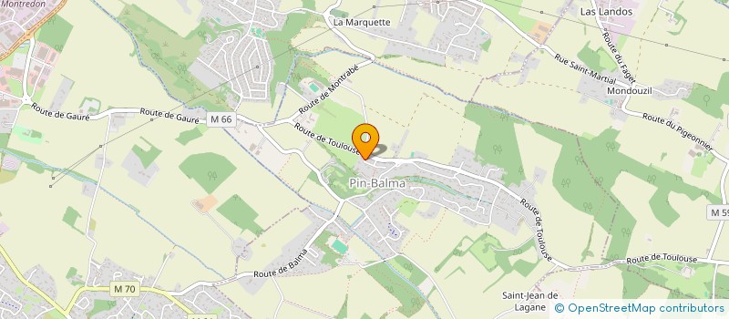 localisation de l'entreprise MATHILONIE  PIN-BALMA