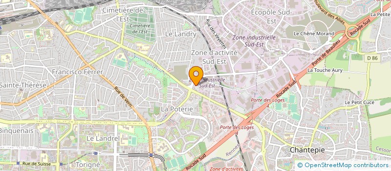 localisation de l'entreprise MATHILOU BIGNON à RENNES