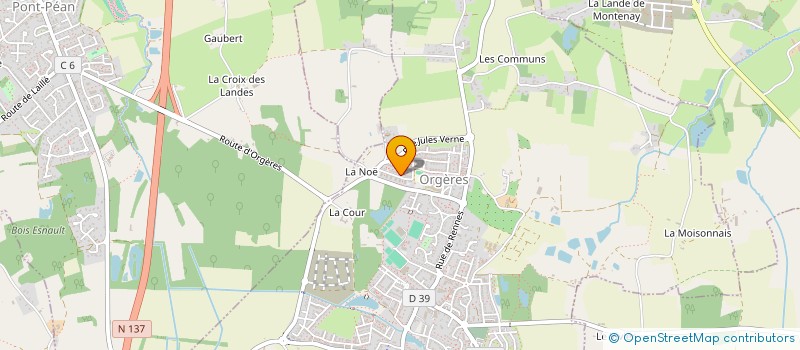 localisation de l'entreprise MATHILYA  ORGERES