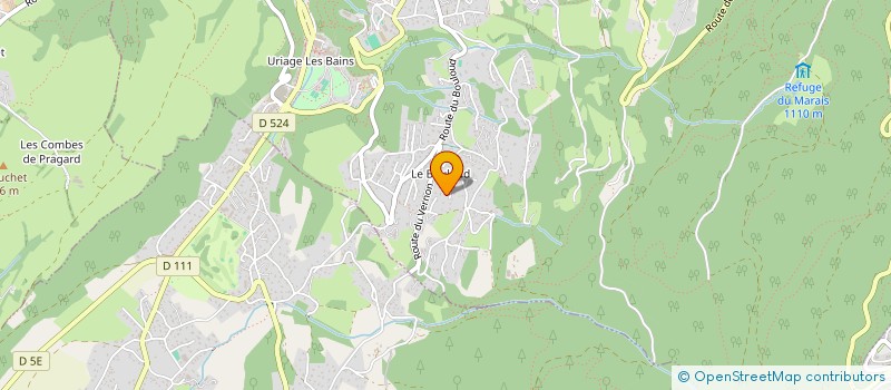 localisation de l'entreprise MATHIM  SAINT-MARTIN-D'URIAGE