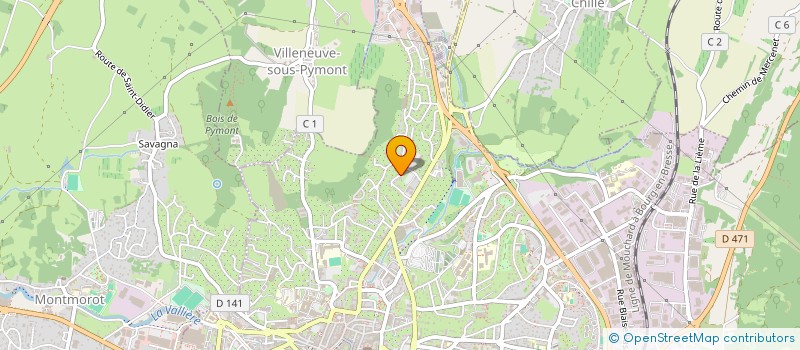 localisation de l'entreprise MATHIMMO  LONS-LE-SAUNIER