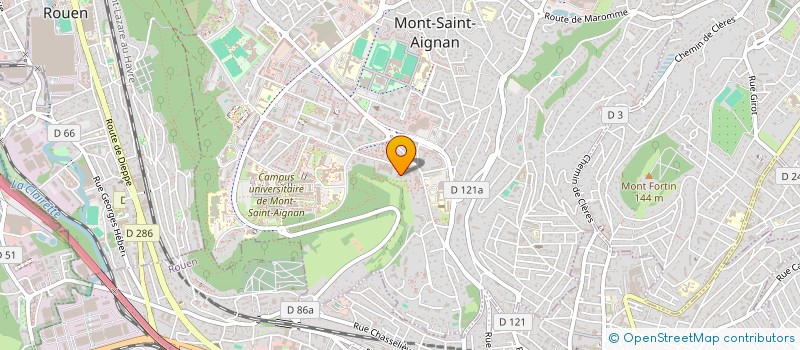 localisation de l'entreprise MATHIMMO1  MONT-SAINT-AIGNAN