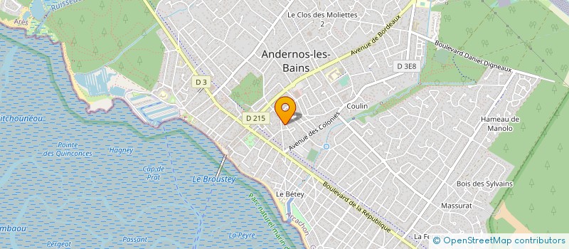 localisation de l'entreprise MATHIMY  ANDERNOS-LES-BAINS