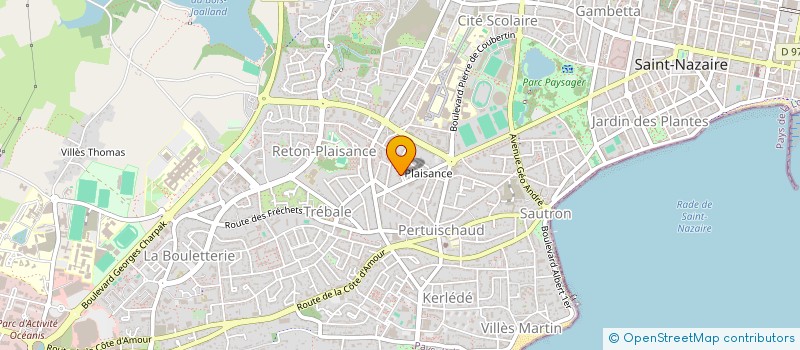 localisation de l'entreprise MATHINE à SAINT-NAZAIRE