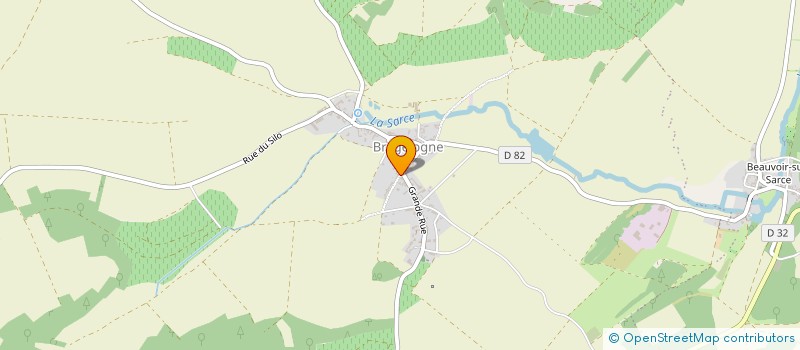 localisation de l'entreprise MATHIOT  BRAGELOGNE-BEAUVOIR