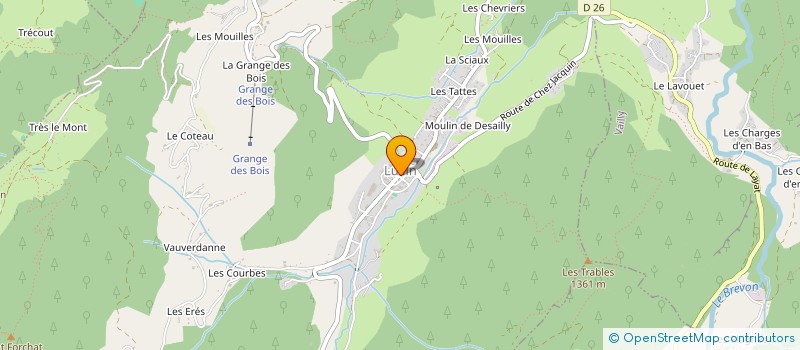 localisation de l'entreprise MATHIPHARM AV  LULLIN