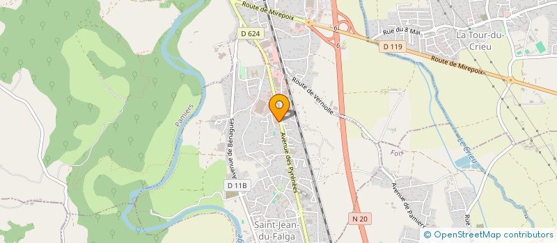 localisation de l'entreprise MATHIS à SAINT-JEAN-DU-FALGA
