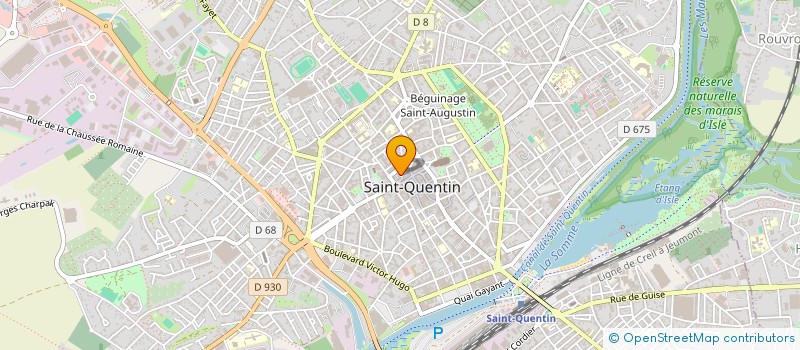 localisation de l'entreprise MATHIS à SAINT-QUENTIN