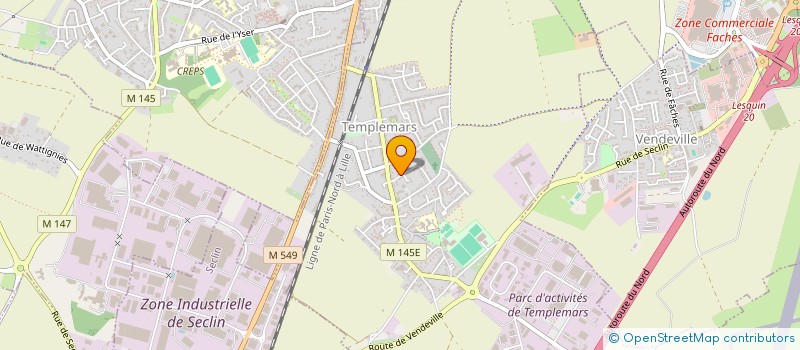 localisation de l'entreprise MATHIS  TEMPLEMARS