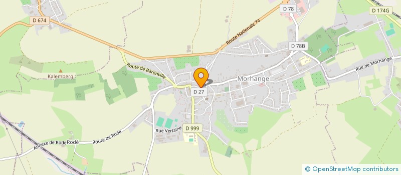 localisation de l'entreprise MATHIS AUTOMOBILES  MORHANGE